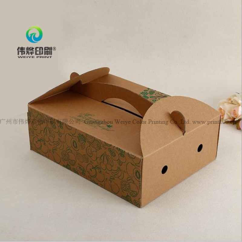 Corrugated Paper Printing Color Fruit (hole) Storage Packaging Box – Corrugated Paper Box and Kraft Paper Box price