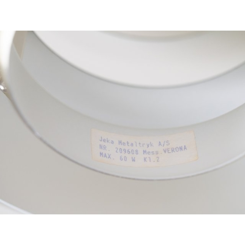 Vintage Danish Verona Pendant Lamp attributed to Kurt Wiborg for Jeka, 1980s for sale at Pamono