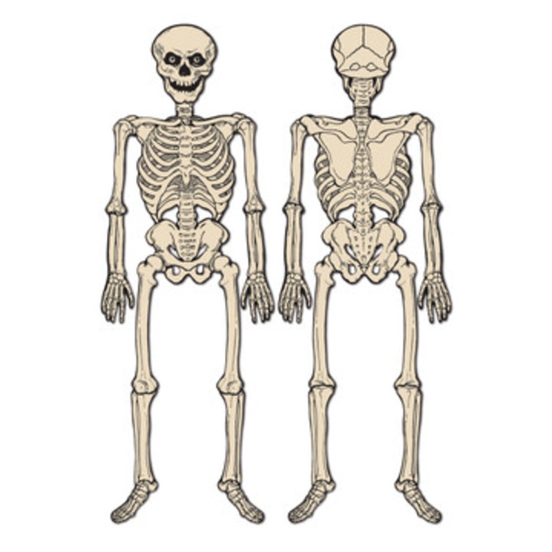 Beistle Vintage 4′ 3 Halloween Jointed Skeleton Decoration 01178